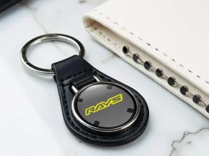 Rays Leather Key Case Sturdy Stylish Tuning Edition